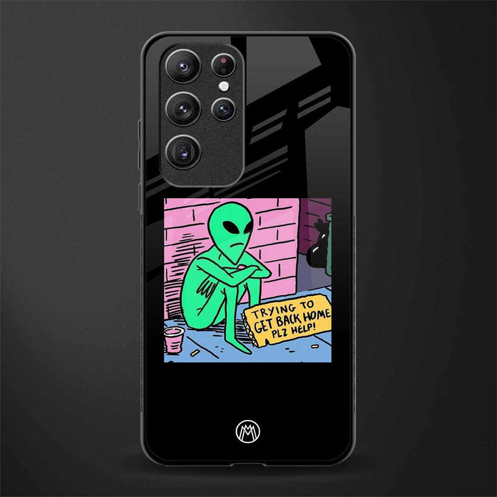 go home alien glass case for samsung galaxy s22 ultra 5g image