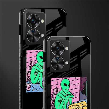 go home alien glass case for phone case | glass case for oneplus nord 2t 5g