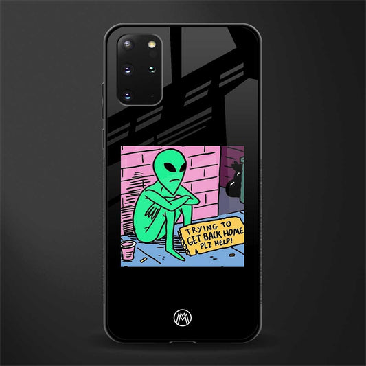 go home alien glass case for samsung galaxy s20 plus image