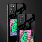 go home alien glass case for realme 7i image-2