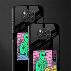 go home alien glass case for poco x3 image-2