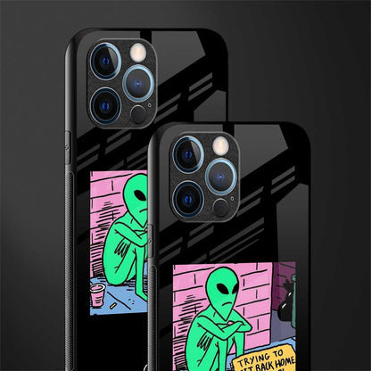 go home alien glass case for iphone 13 pro image-2