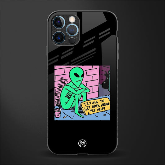 go home alien glass case for iphone 14 pro max image