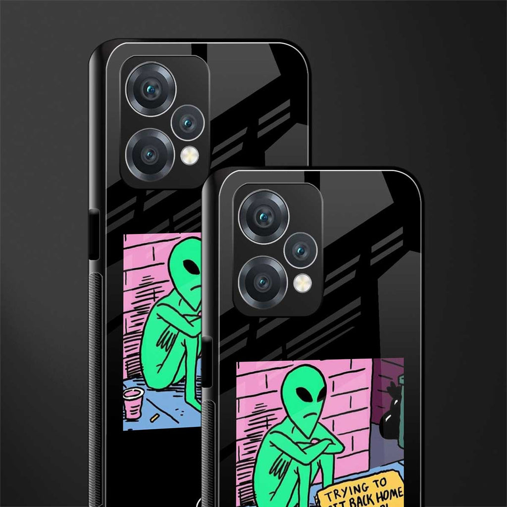go home alien back phone cover | glass case for oneplus nord ce 2 lite 5g