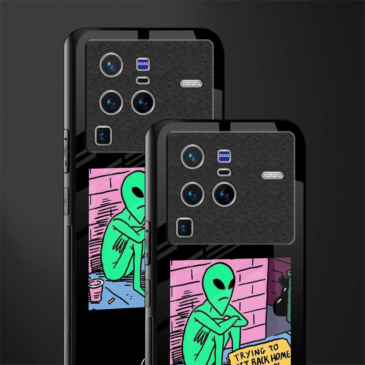 go home alien glass case for vivo x80 pro 5g image-2