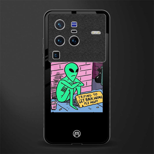 go home alien glass case for vivo x80 pro 5g image