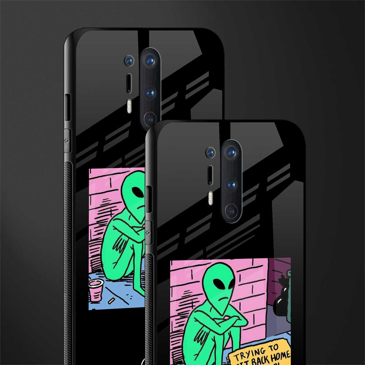 go home alien glass case for oneplus 8 pro image-2