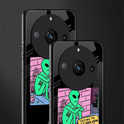 go home alien back phone cover | glass case for realme 11 pro 5g
