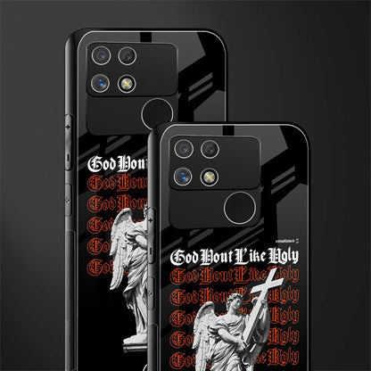 god don't like ugly back phone cover | glass case for realme narzo 50a