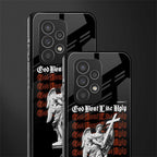 god don't like ugly back phone cover | glass case for samsung galaxy a73 5g