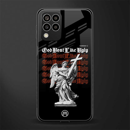 god don't like ugly back phone cover | glass case for samsung galaxy m33 5g