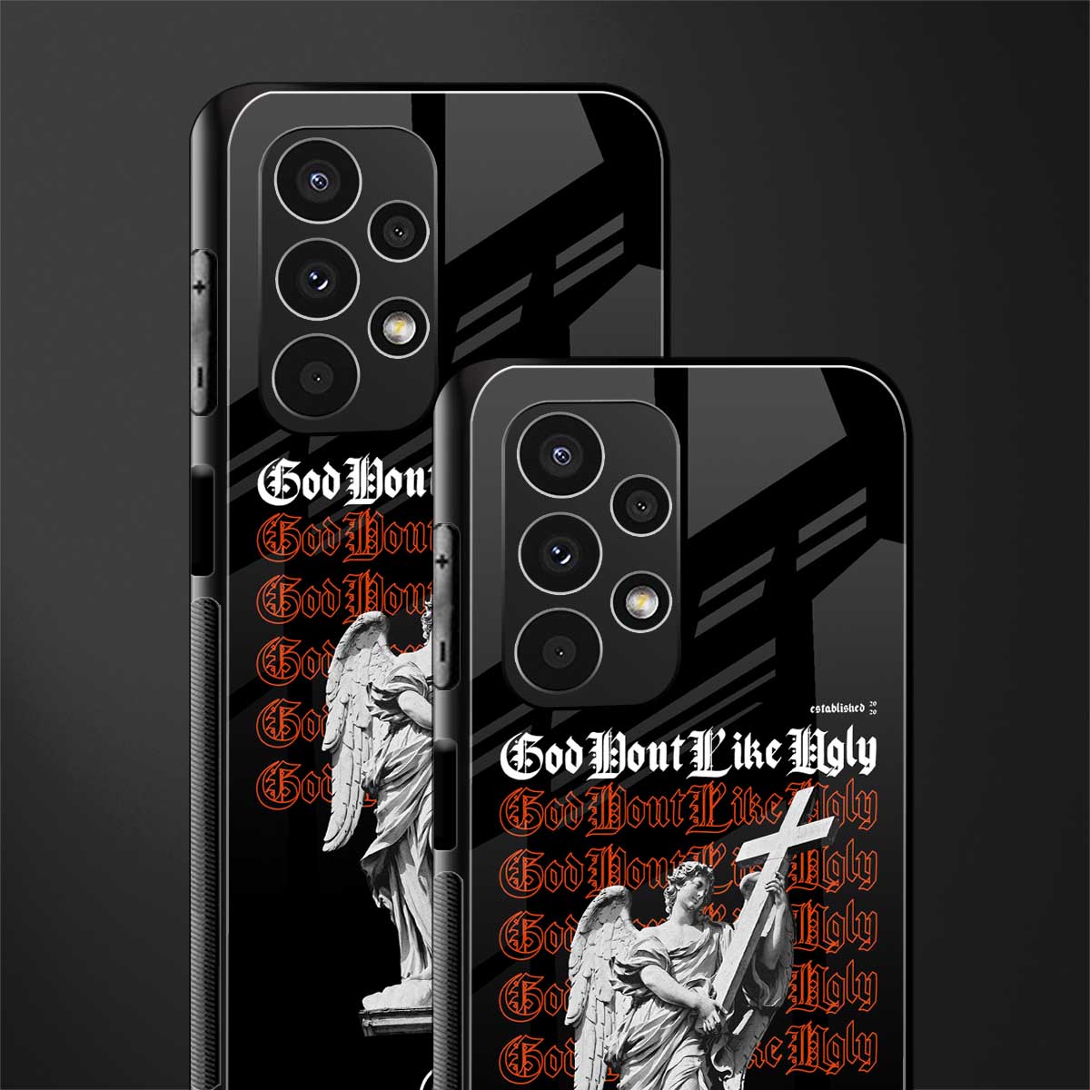 god don't like ugly back phone cover | glass case for samsung galaxy a13 4g
