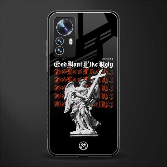 god don't like ugly back phone cover | glass case for xiaomi 12 pro