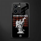 god don't like ugly back phone cover | glass case for vivo y35 4g