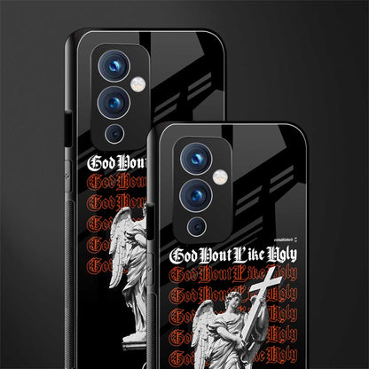 god don't like ugly back phone cover | glass case for oneplus 9