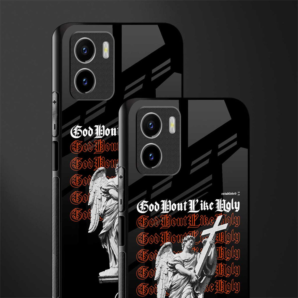 god don't like ugly back phone cover | glass case for vivo y72