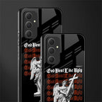 god don't like ugly back phone cover | glass case for samsung galaxy a54 5g