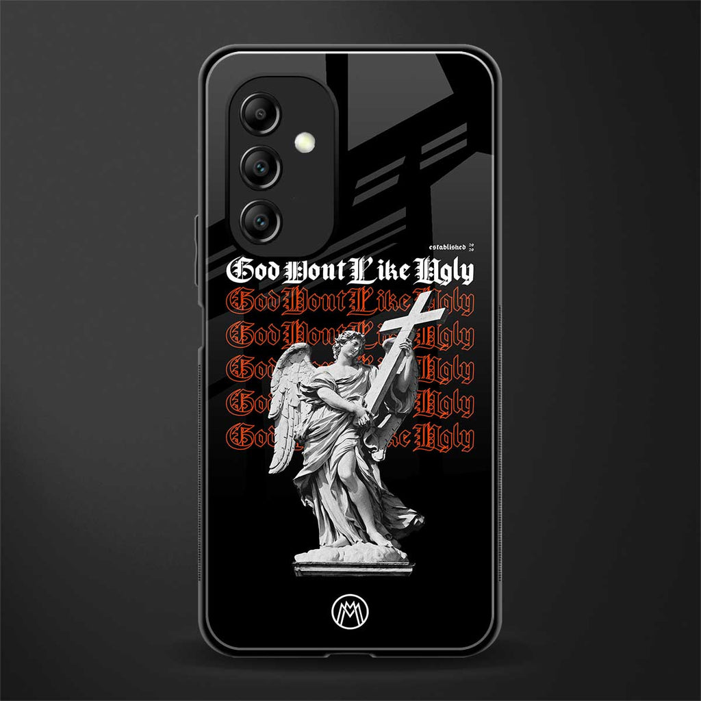 god don't like ugly back phone cover | glass case for samsung galaxy a14 5g