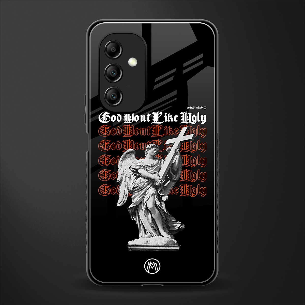 god don't like ugly back phone cover | glass case for samsung galaxy a14 5g