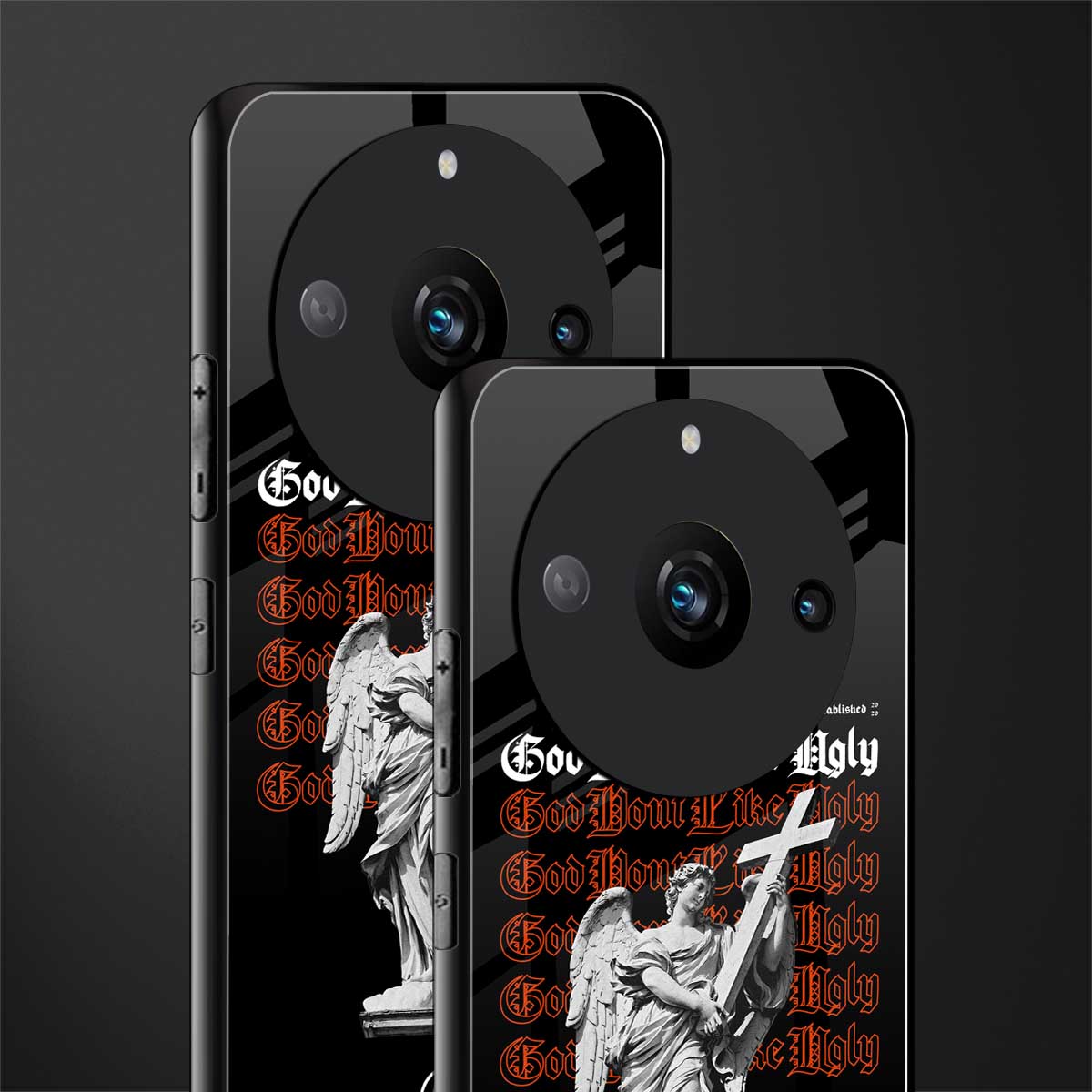 god don't like ugly back phone cover | glass case for realme 11 pro 5g