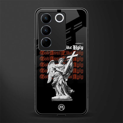 god don't like ugly back phone cover | glass case for vivo v27 pro 5g
