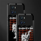 god don't like ugly back phone cover | glass case for iQOO 9 Pro
