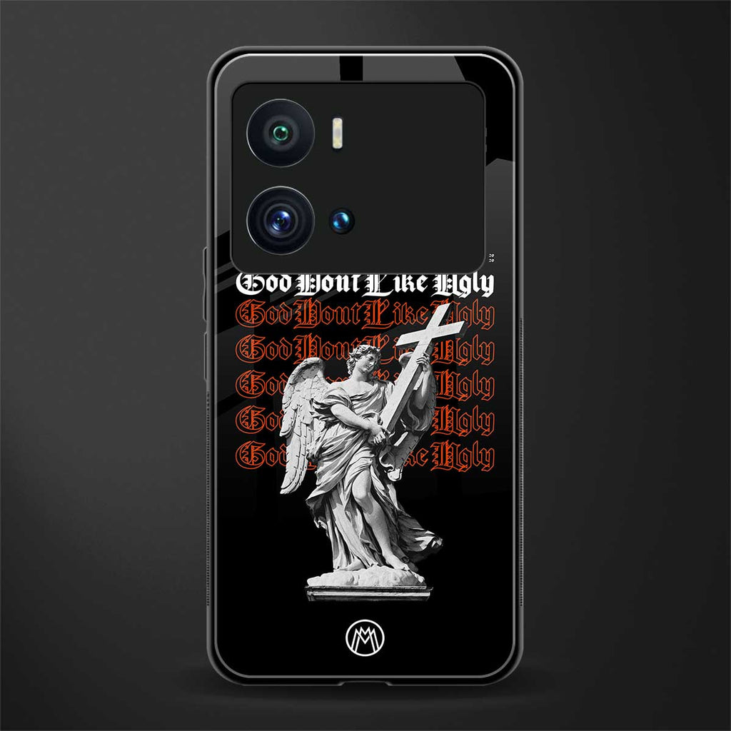 god don't like ugly back phone cover | glass case for iQOO 9 Pro