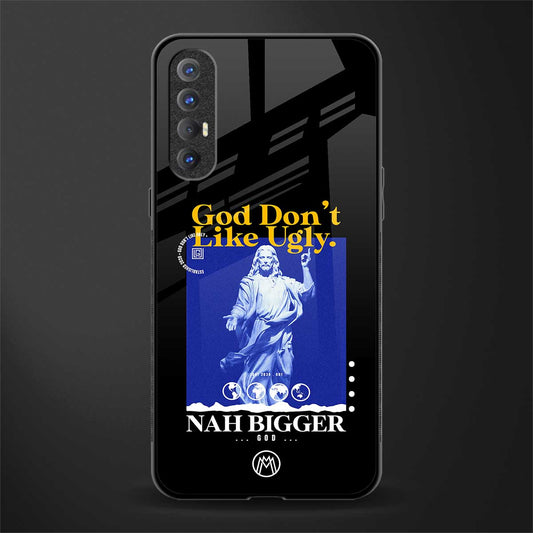 god don't like ugly exclusive glass case for oppo reno 3 pro image