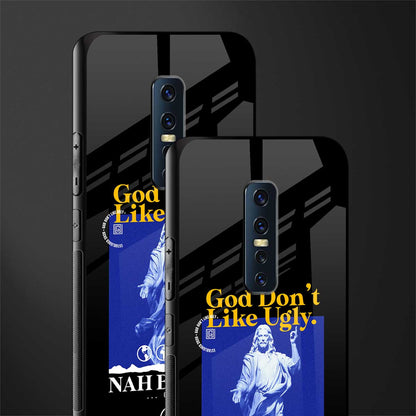 god don't like ugly exclusive glass case for vivo v17 pro image-2