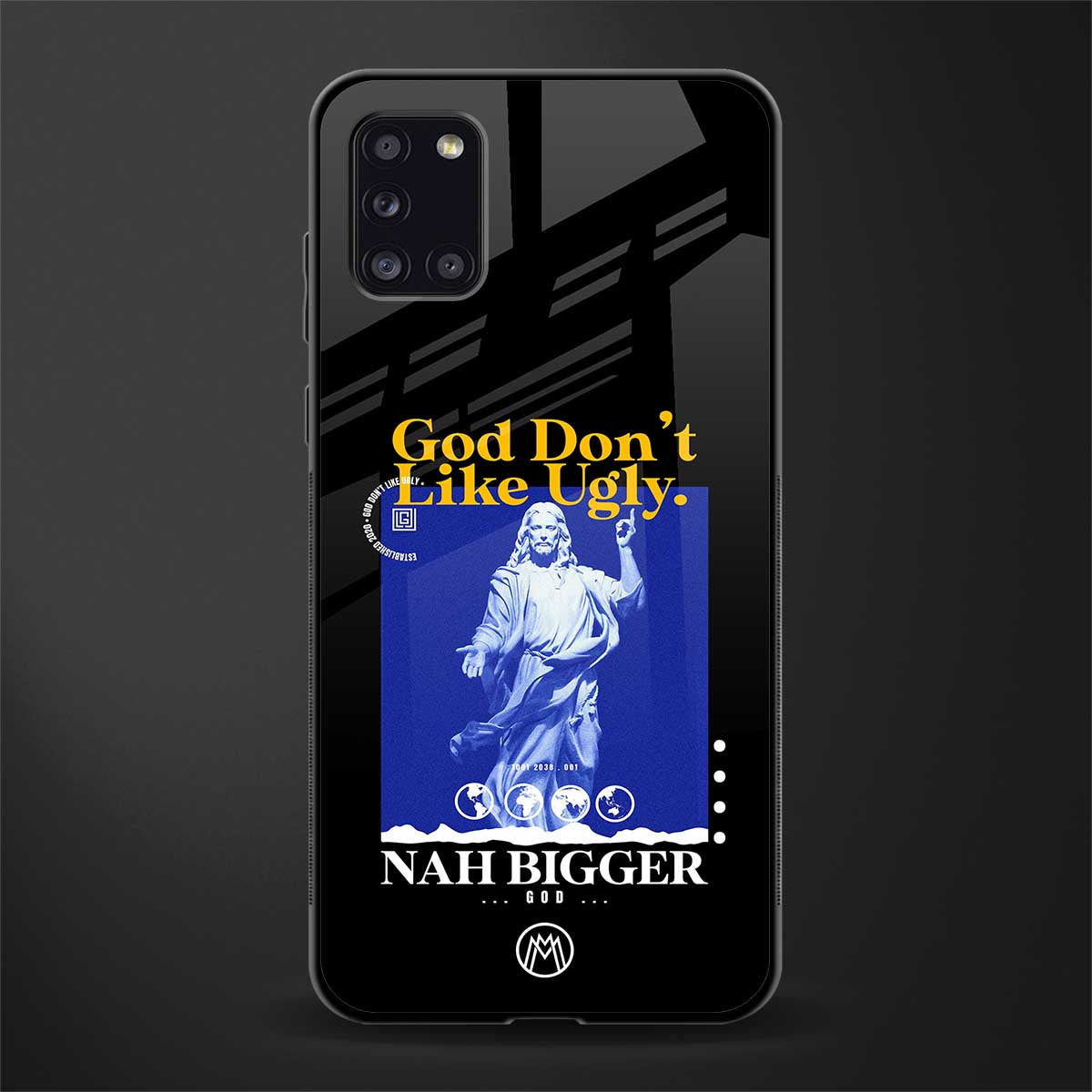 god don't like ugly exclusive glass case for samsung galaxy a31 image