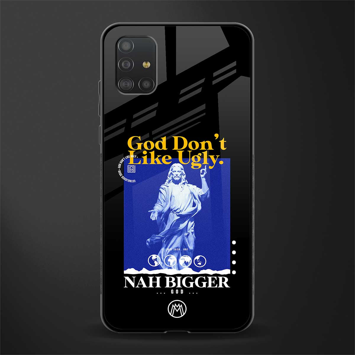 god don't like ugly exclusive glass case for samsung galaxy a51 image