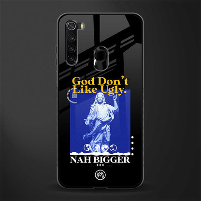 god don't like ugly exclusive glass case for redmi note 8 image