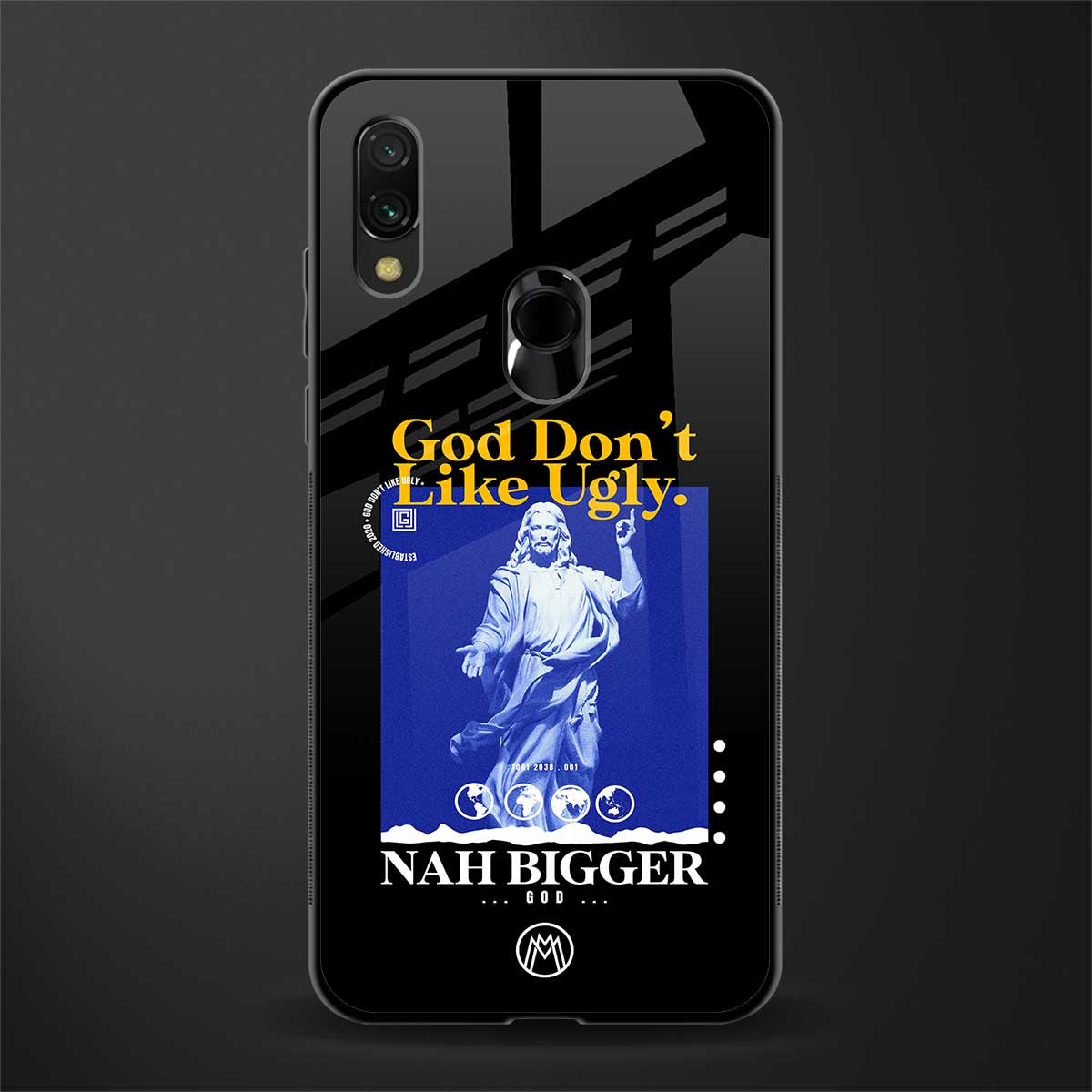 god don't like ugly exclusive glass case for redmi note 7 pro image
