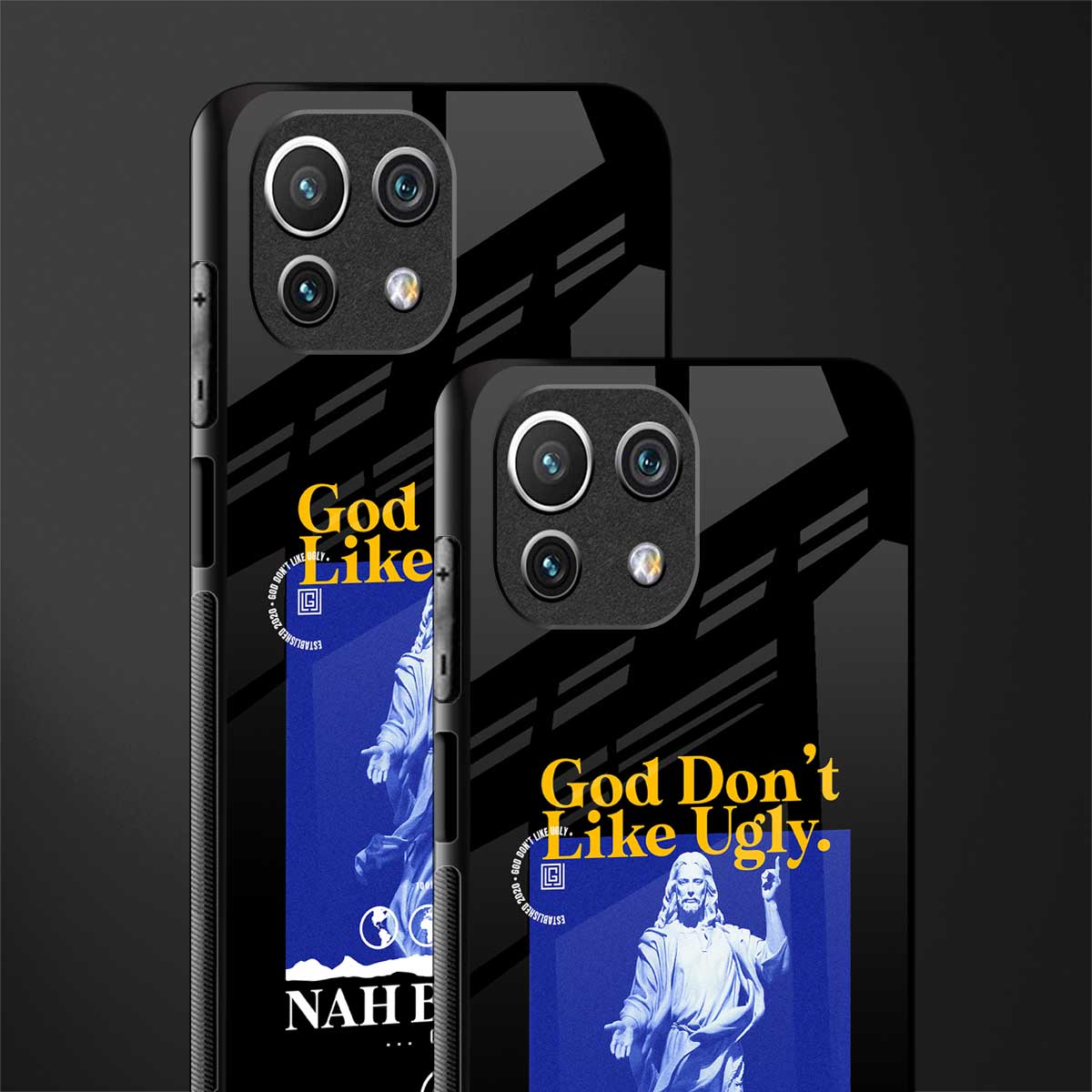 god don't like ugly exclusive glass case for mi 11 lite image-2