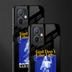 god don't like ugly exclusive glass case for vivo t1 5g image-2