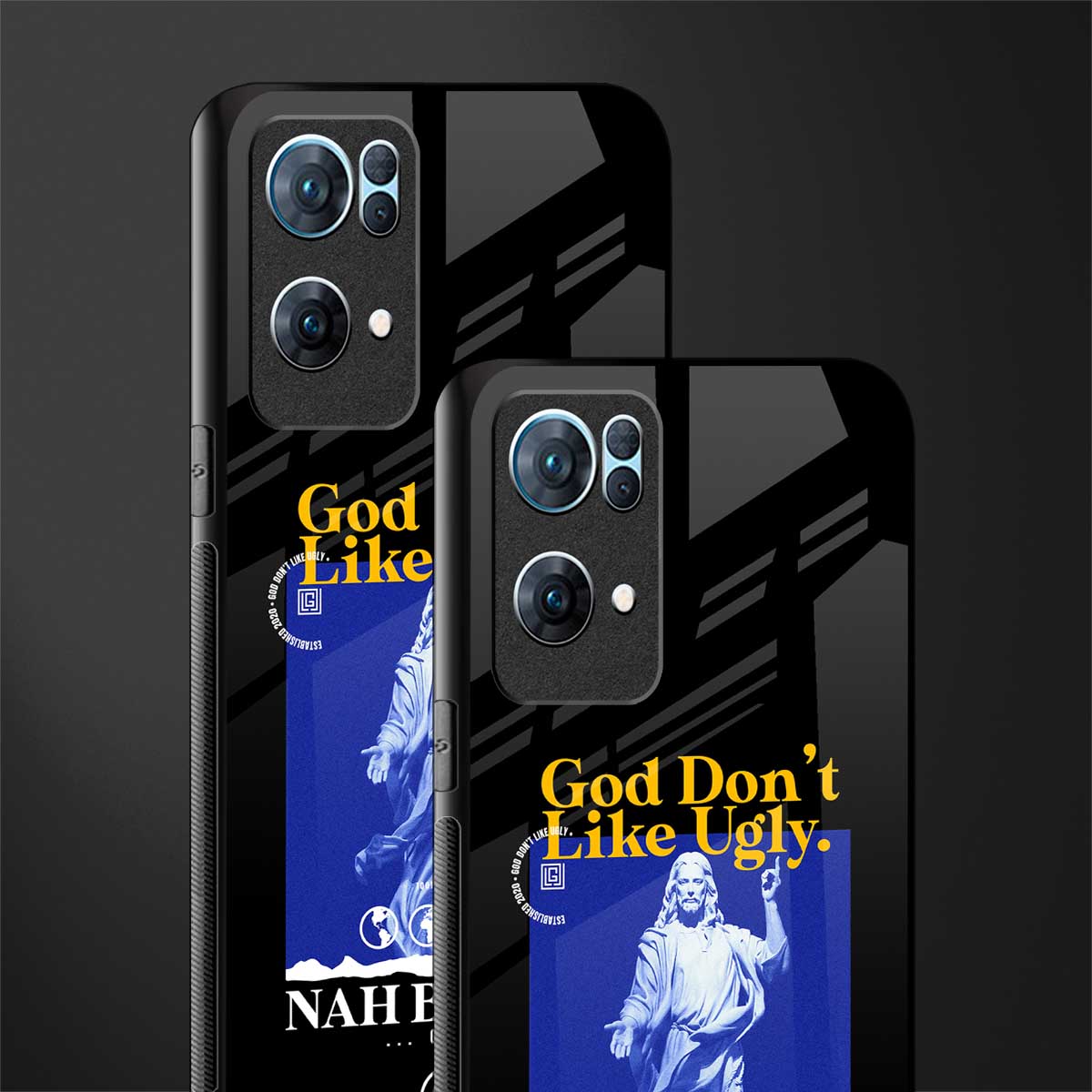 god don't like ugly exclusive glass case for oppo reno7 pro 5g image-2