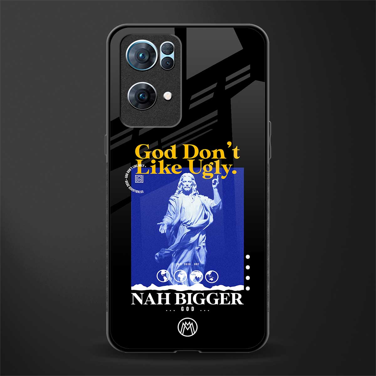 god don't like ugly exclusive glass case for oppo reno7 pro 5g image