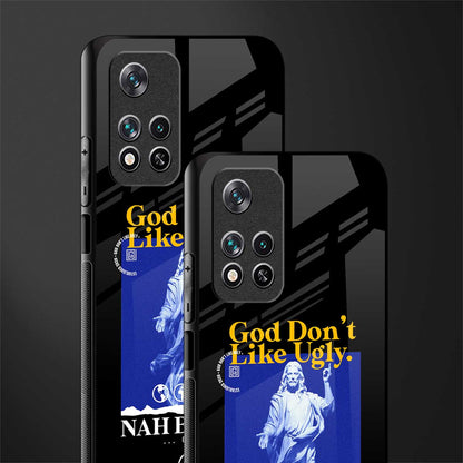 god don't like ugly exclusive glass case for poco m4 pro 5g image-2