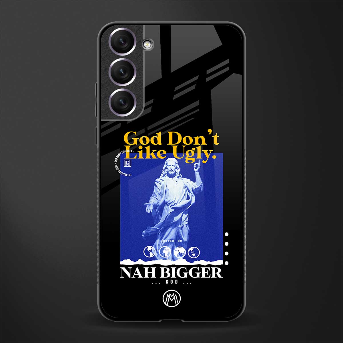 god don't like ugly exclusive glass case for samsung galaxy s21 plus image