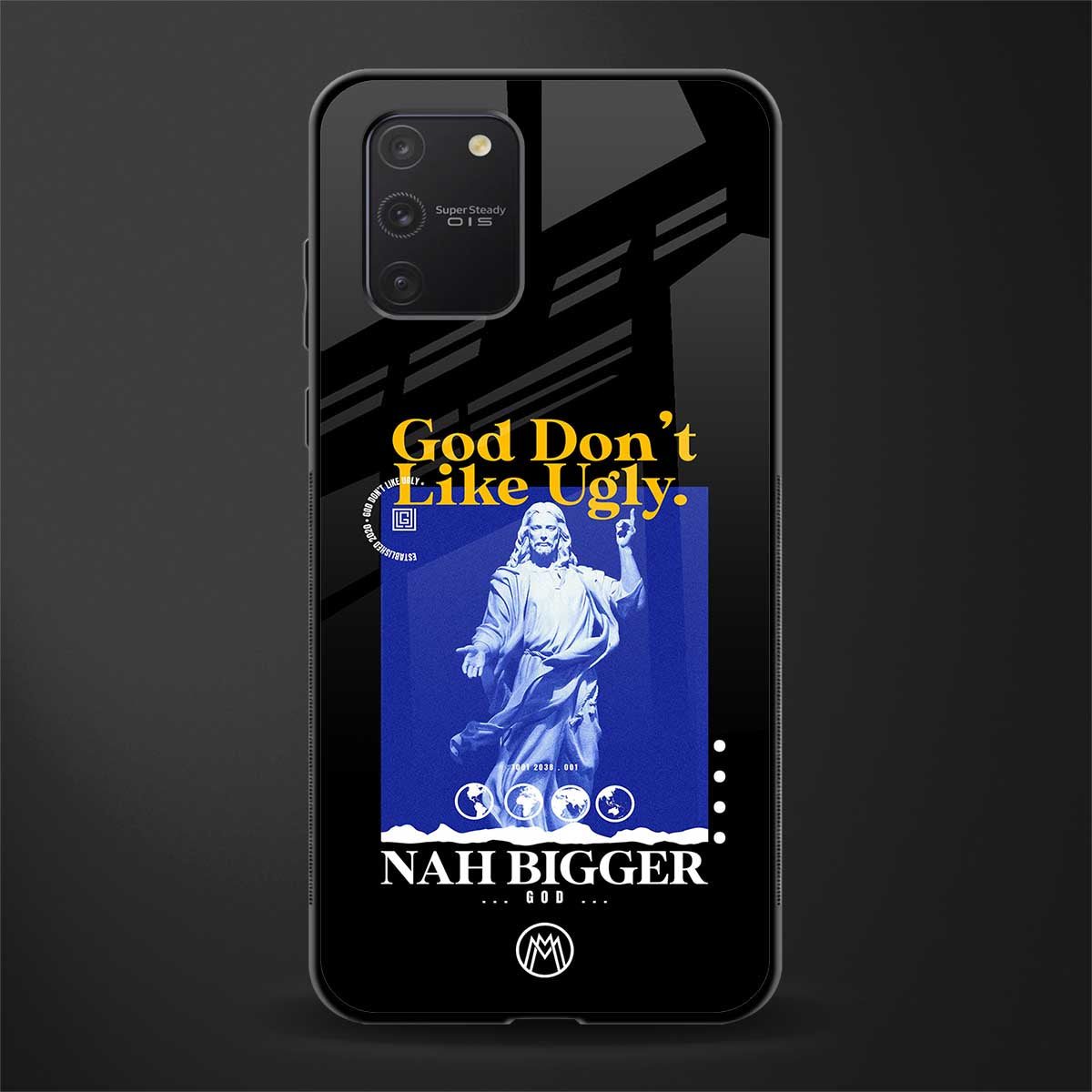 god don't like ugly exclusive glass case for samsung galaxy a91 image