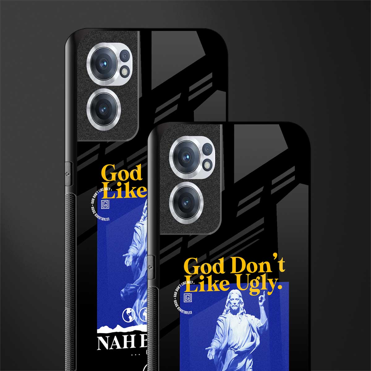 god don't like ugly exclusive glass case for oneplus nord ce 2 5g image-2