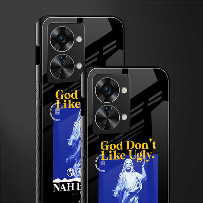 god don't like ugly exclusive glass case for phone case | glass case for oneplus nord 2t 5g