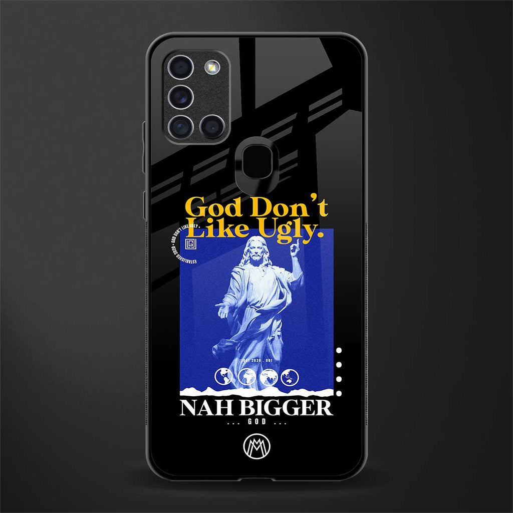 god don't like ugly exclusive glass case for samsung galaxy a21s image