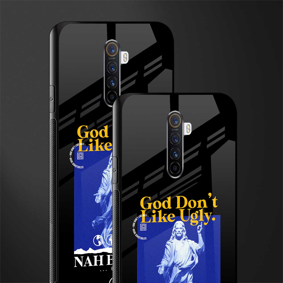 god don't like ugly exclusive glass case for realme x2 pro image-2
