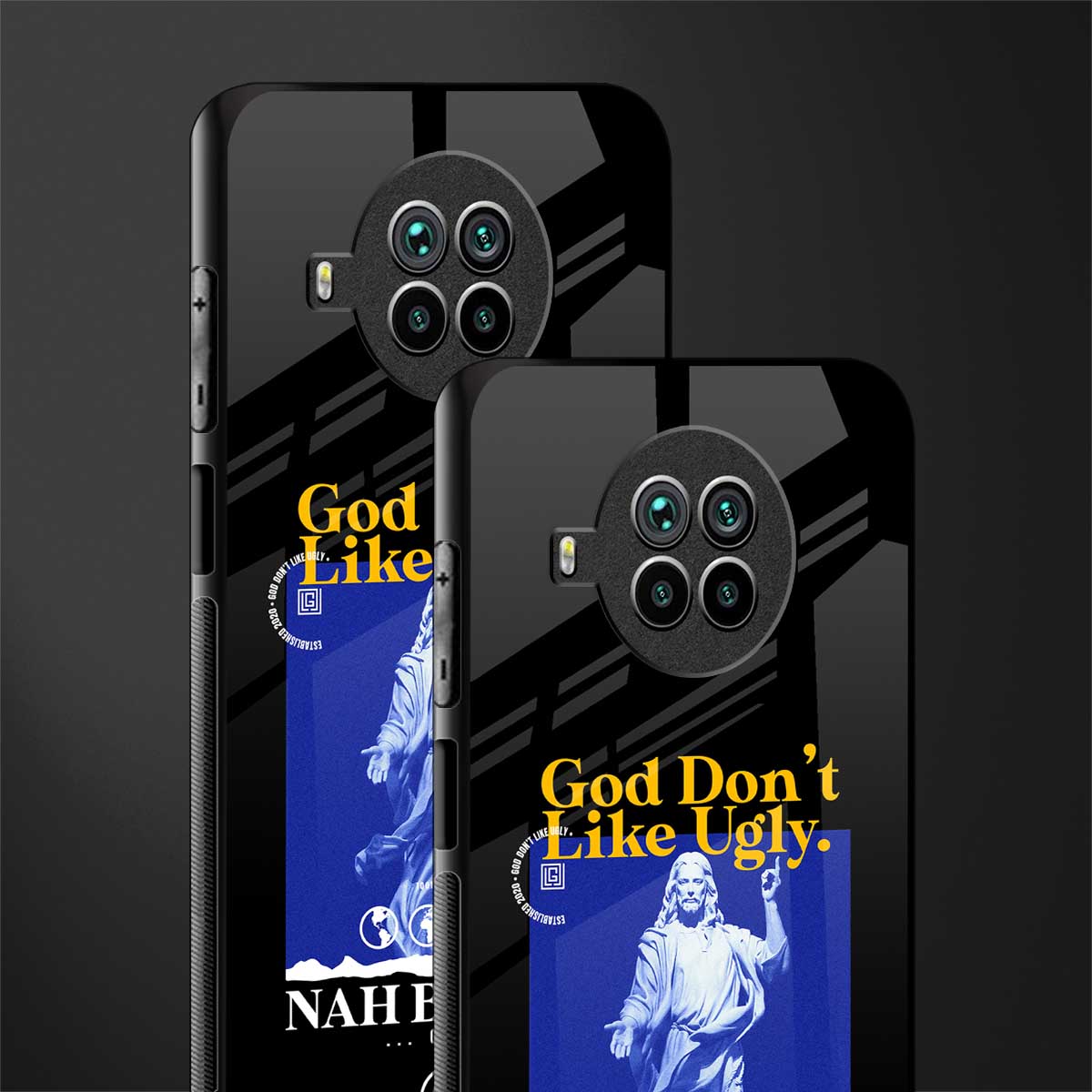 god don't like ugly exclusive glass case for mi 10i image-2