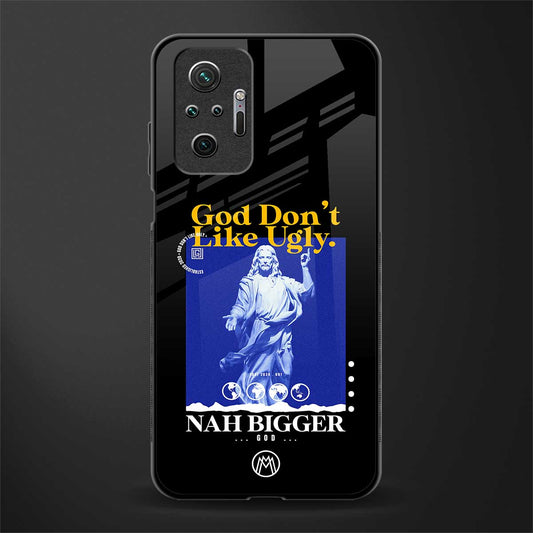 god don't like ugly exclusive glass case for redmi note 10 pro image