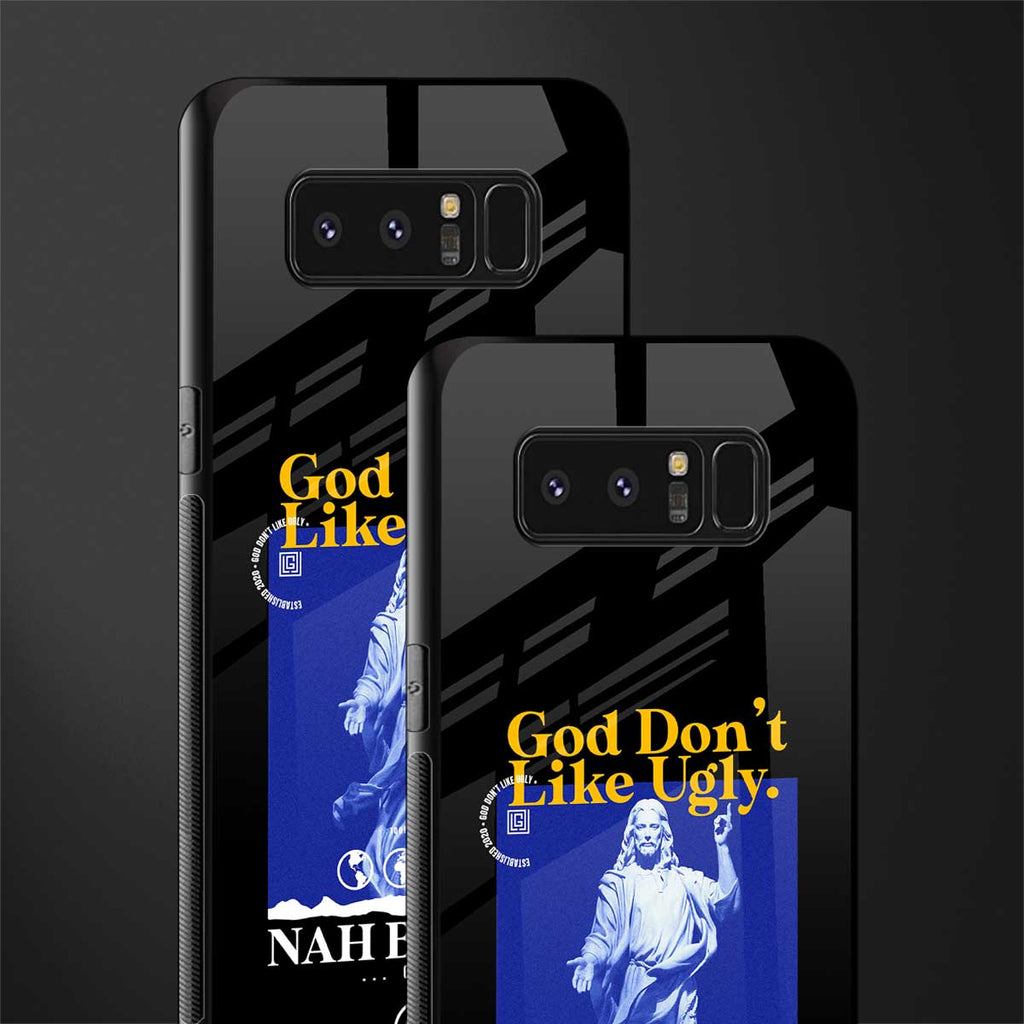 god don't like ugly exclusive glass case for samsung galaxy note 8 image-2