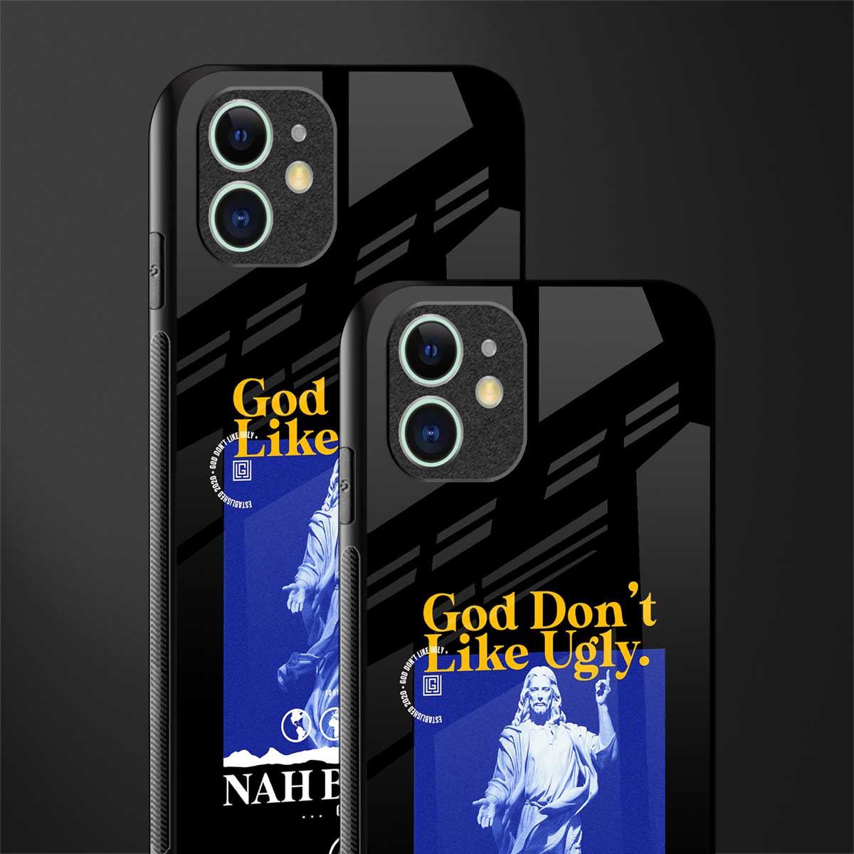 god don't like ugly exclusive glass case for iphone 12 mini image-2