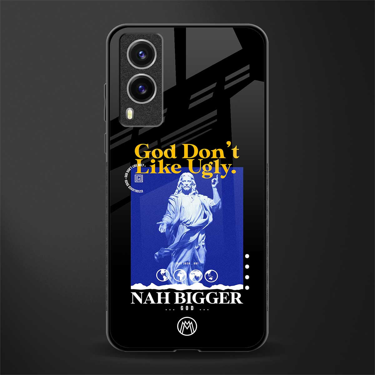 god don't like ugly exclusive glass case for vivo v21e 5g image