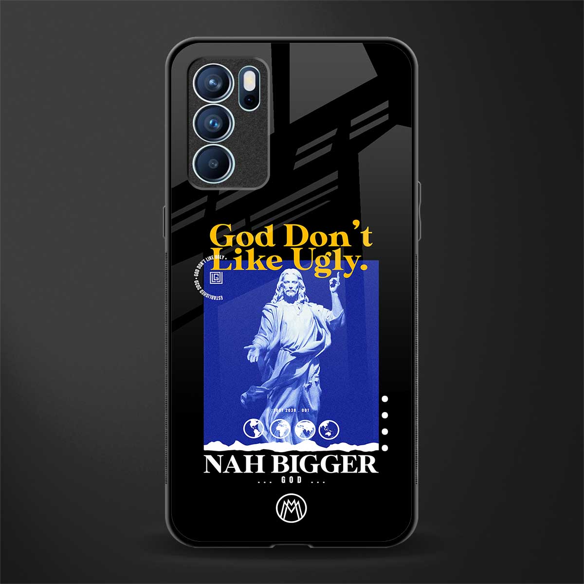 god don't like ugly exclusive glass case for oppo reno6 5g image